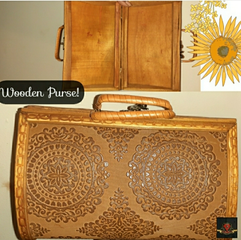 Collectible Wooden Purse